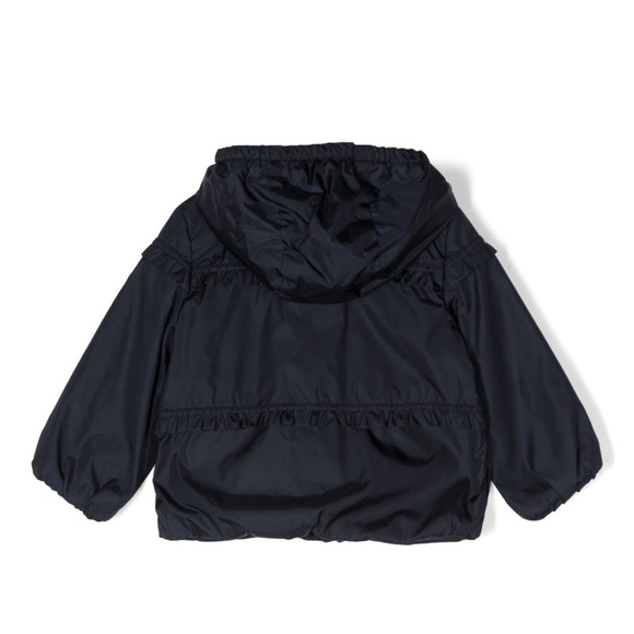Moncler Enfant ruffle-detail hooded jacket NWT size 2 - Picture 2 of 5